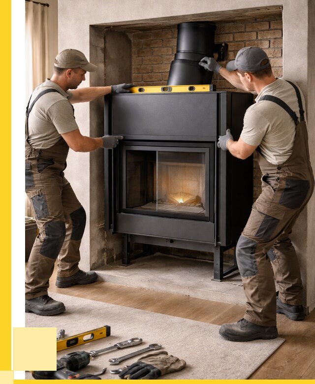 Установка каминных топок в Кисловодске под ключ от 19249 р. | ЭриданКсл