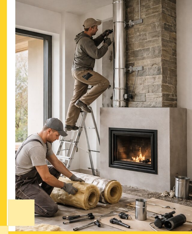 Монтаж дымоходов для каминов в Кисловодске от 16041 р. ЭриданКсл