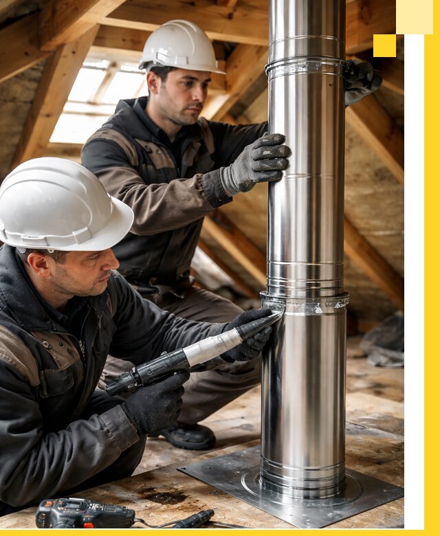 Монтаж дымоходов для каминов в Кисловодске с гарантией качества