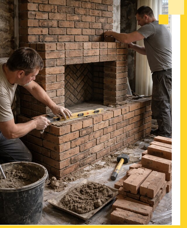 Изготовление и установка кирпичных каминов в Кисловодске