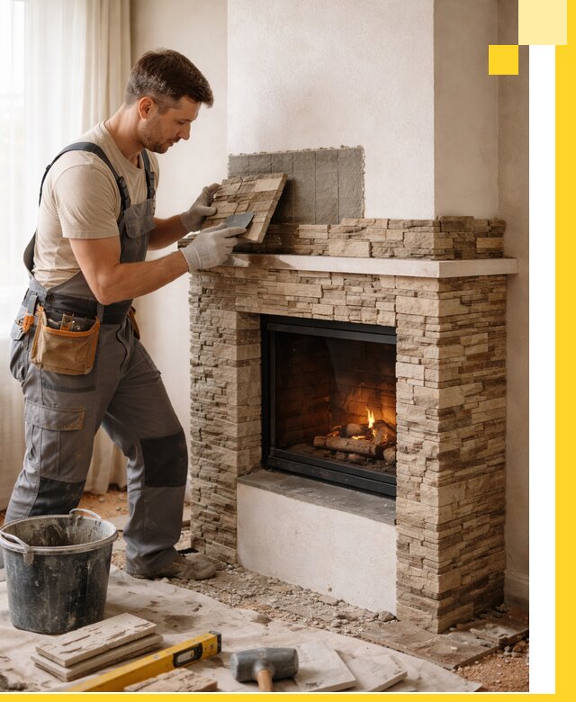 Изготовление и монтаж каминов для дома под ключ в Кисловодске