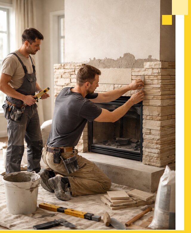 Установка и монтаж каминов для загородного дома в Кисловодске