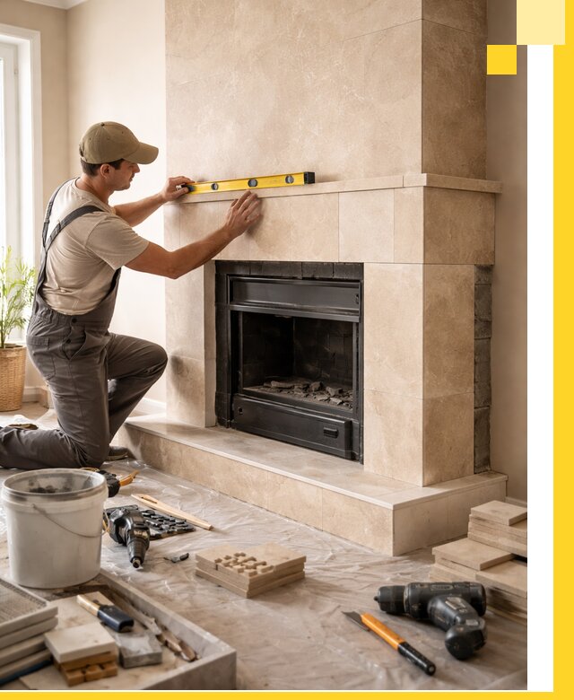 Установка и монтаж каминов в частном доме под ключ в Кисловодске