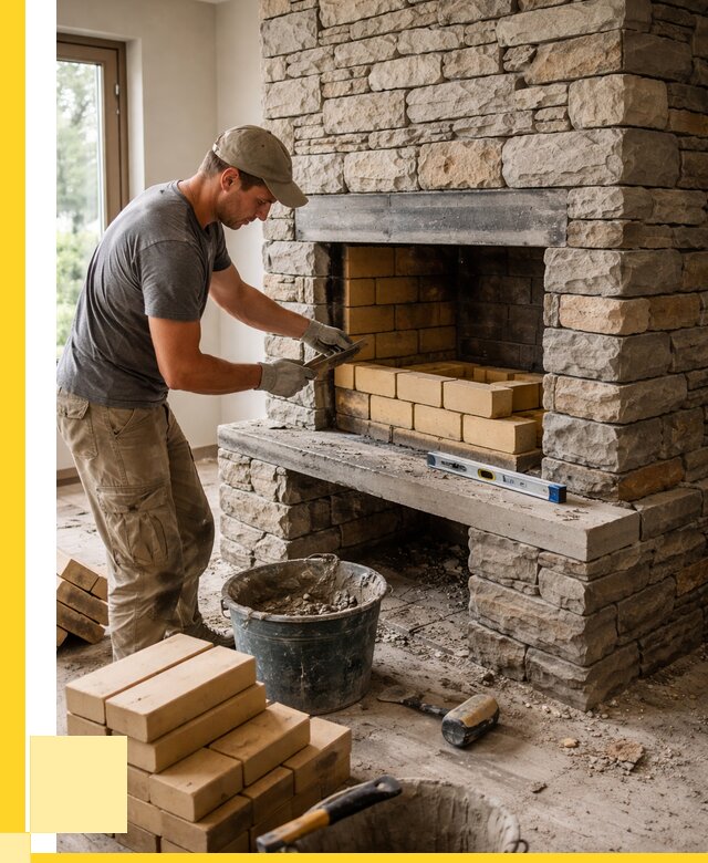 Кладка каминов и камина в Кисловодске от 26735 р. ЭриданКсл