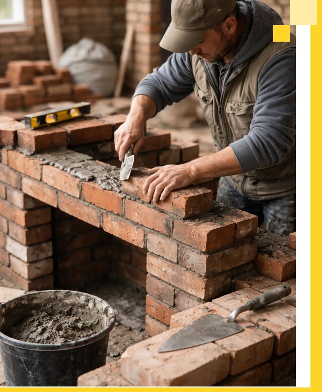 Кладка каминов под ключ в Кисловодске профессиональная отделка и монтаж