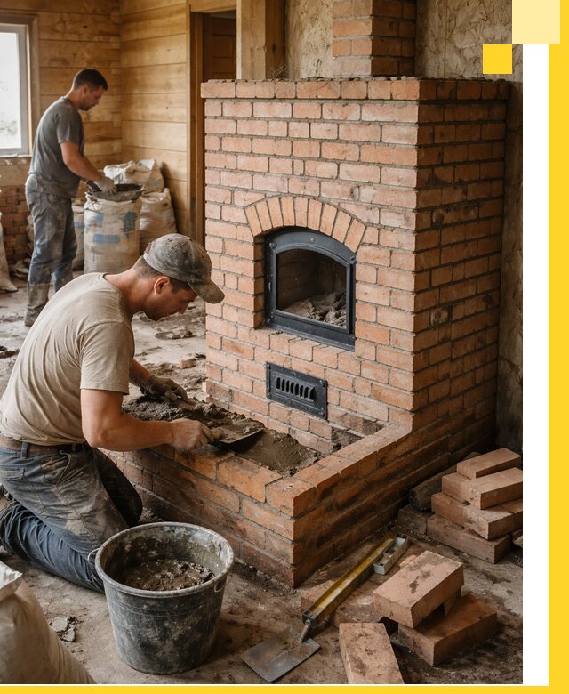 Профессиональное строительство печей в Кисловодске под ключ