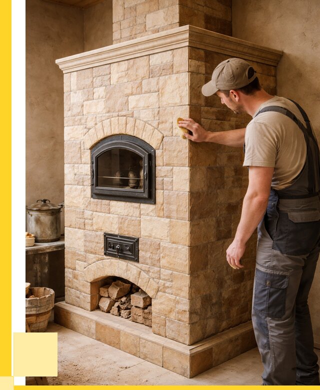 Облицовка печей в Кисловодске от 4812 р. под ключ | ЭриданКсл