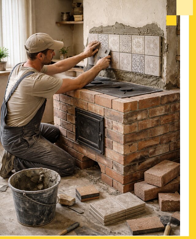 Печи с плитой на заказ монтаж гарантия и сервис в Кисловодске