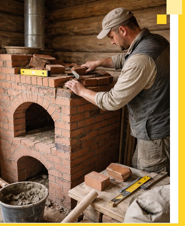 Изготовление и установка русских печей в Кисловодске под ключ