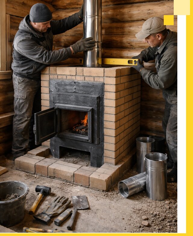 Проектирование, изготовление и установка банных печей в Кисловодске