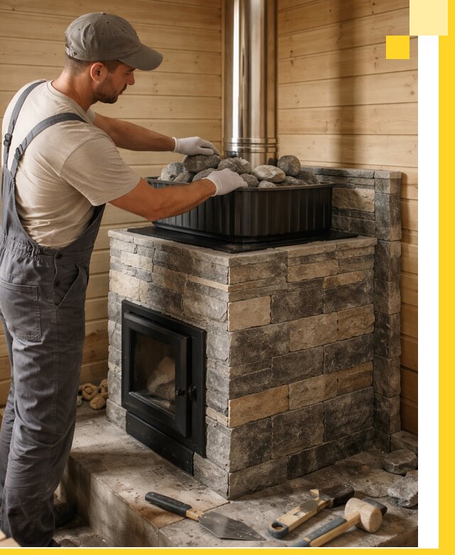 Печи для парной в Кисловодске, производство, монтаж и обслуживание