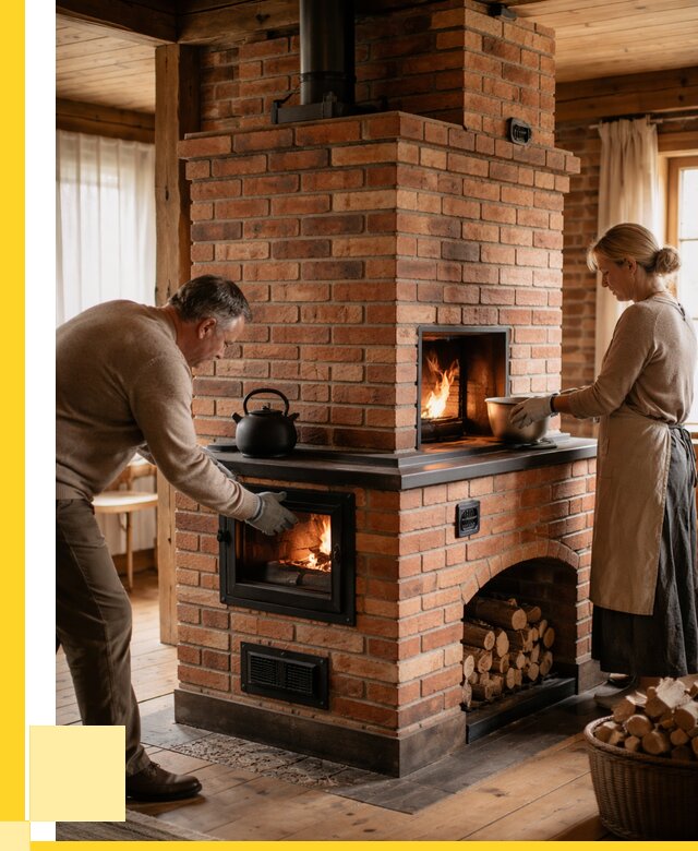 Печи для загородного дома под ключ в Кисловодске от 85552 р. | ЭриданКсл