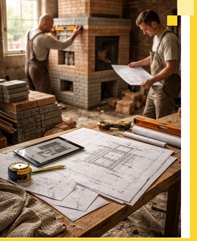 Проекты печей и каминов с индивидуальным дизайном в Кисловодске