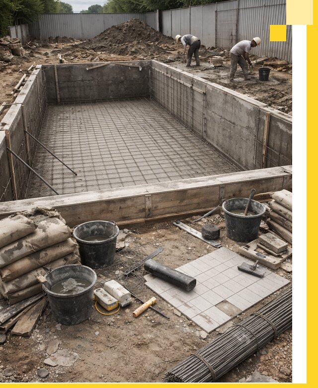 Строительство бассейнов под ключ в Кисловодске, дизайн и монтаж