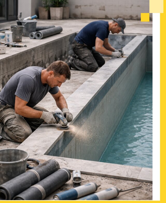 Профессиональный ремонт бассейнов под ключ в Кисловодске