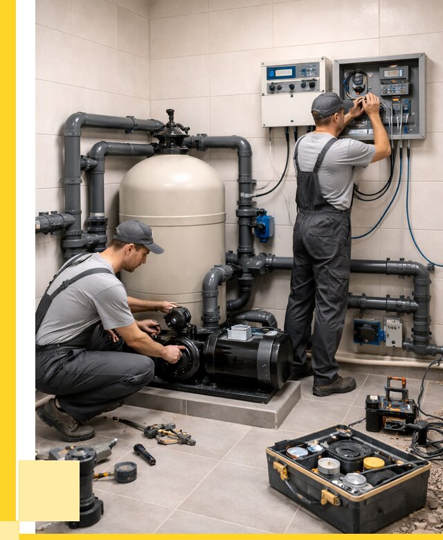 Монтаж оборудования для бассейнов в Кисловодске от 42776 р. | ЭриданКсл