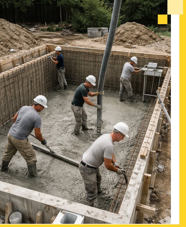 Строительство бетонных бассейнов под ключ в Кисловодске