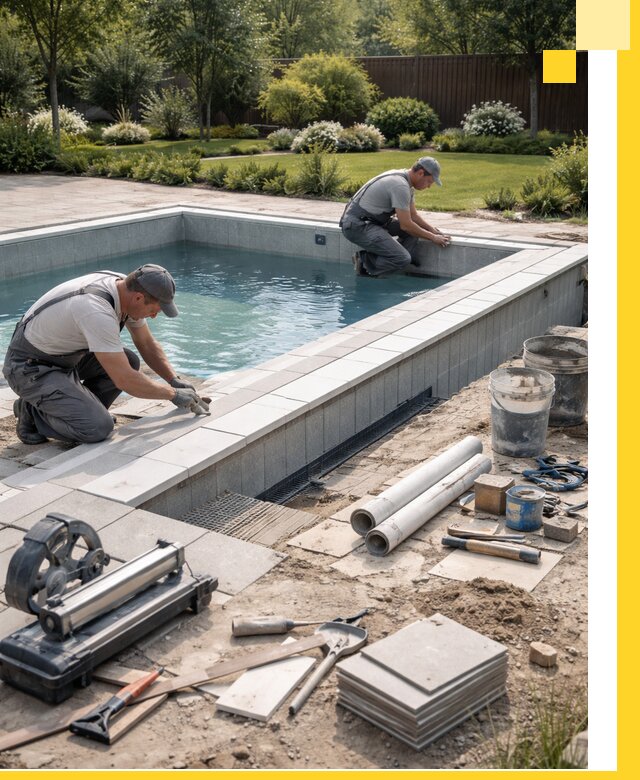 Строительство открытых бассейнов под ключ в Кисловодске профессионально