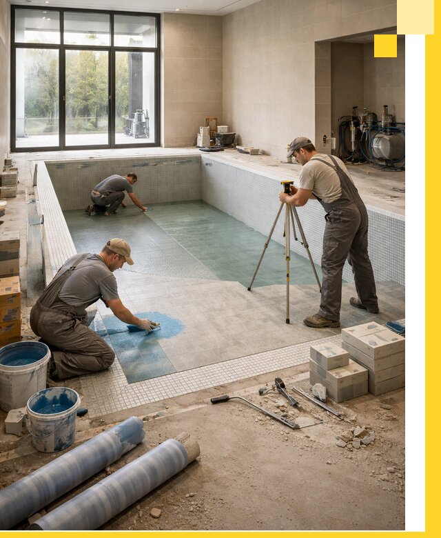 Проект и строительство закрытых бассейнов в Кисловодске под ключ