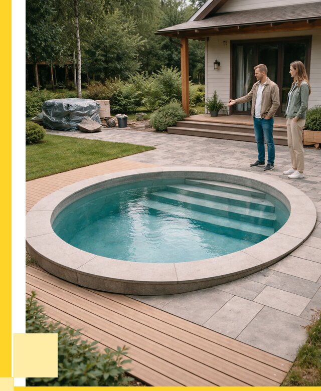 Бассейн на даче под ключ в Кисловодске от 213880 р., ЭриданКсл