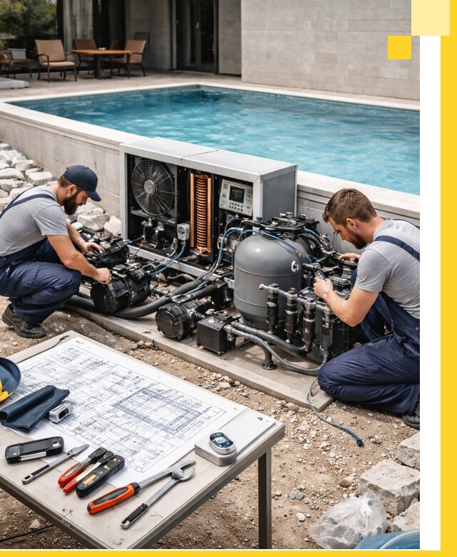 Проектирование и монтаж бассейнов с подогревом в Кисловодске