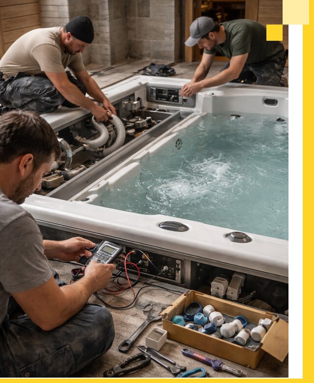 Гидромассажные бассейны под ключ в Кисловодске, дизайн и монтаж