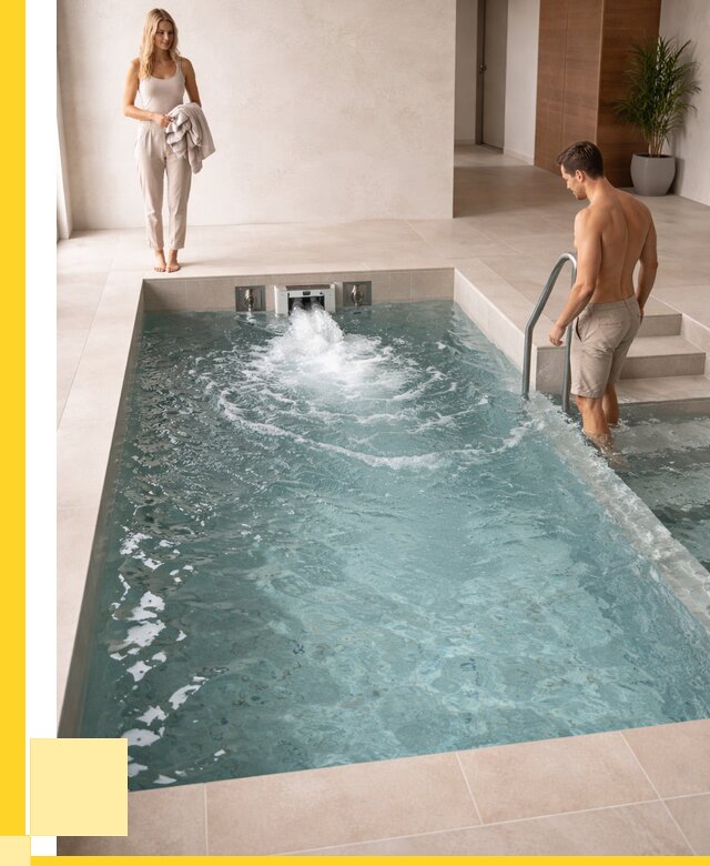 Бассейн с противотоком в Кисловодске от 267350 р. | ЭриданКсл