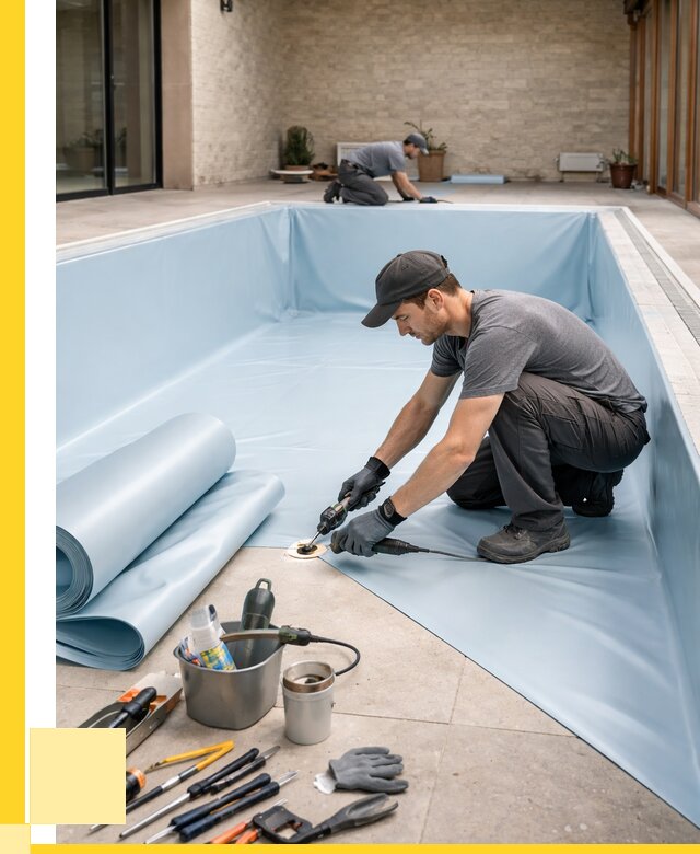 Пленка ПВХ для бассейнов в Кисловодске от 2674 р. | ЭриданКсл