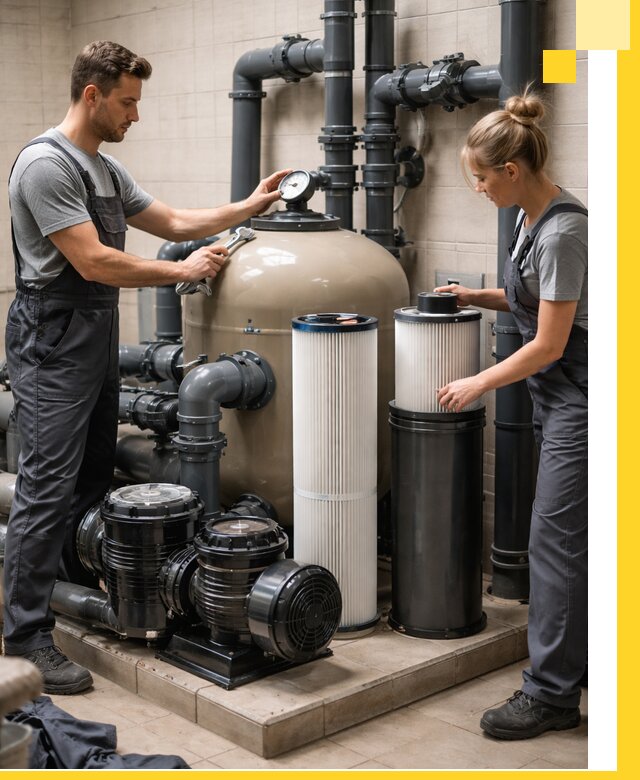 Фильтры и системы фильтрации для бассейнов в Кисловодске