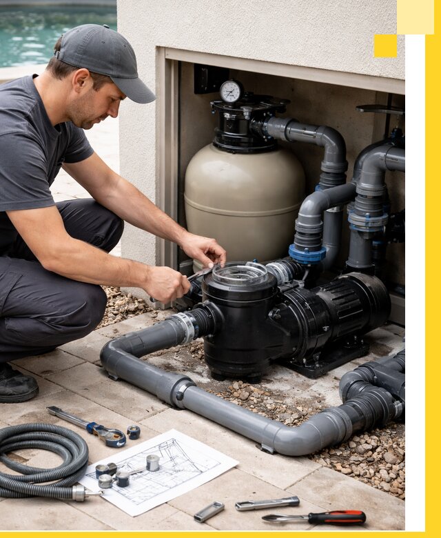 Поставка, монтаж и сервис насосов для бассейнов в Кисловодске