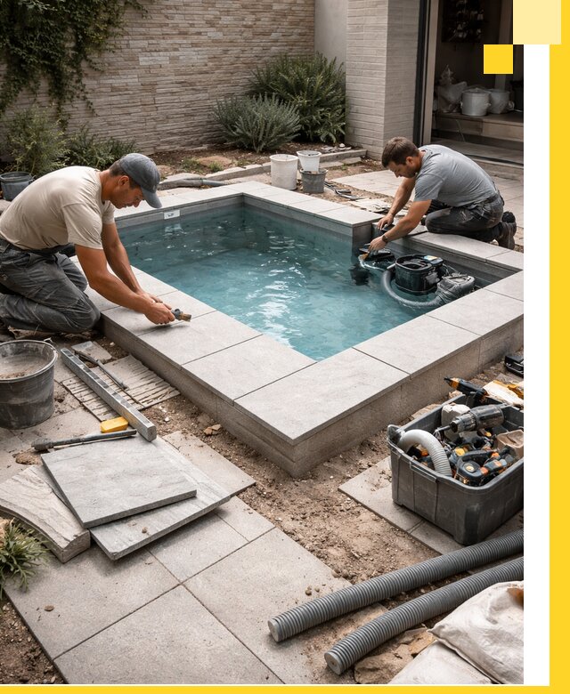 Мини бассейны под ключ в Кисловодске, дизайн и установка