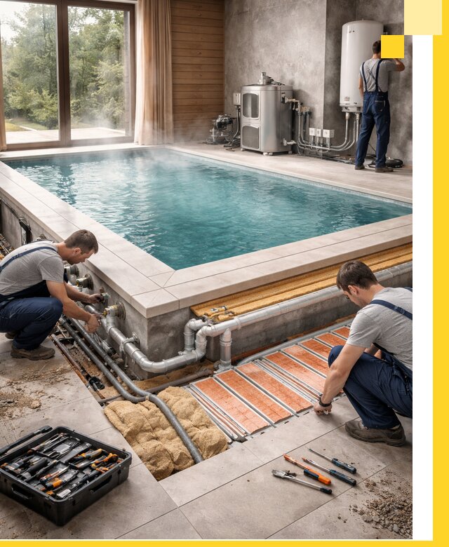 Проектирование и строительство тёплых бассейнов в Кисловодске