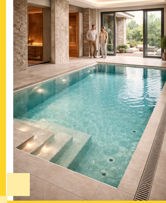 Бассейн во дворе в Кисловодске: проект, отделка от 1283280 р. | ЭриданКсл