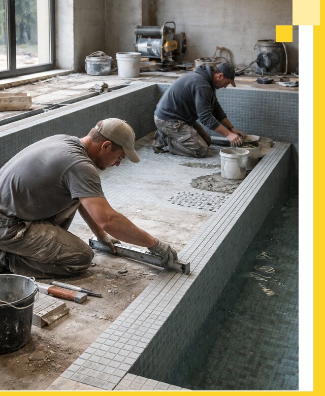 Строительство бассейна в частном доме в Кисловодске под ключ