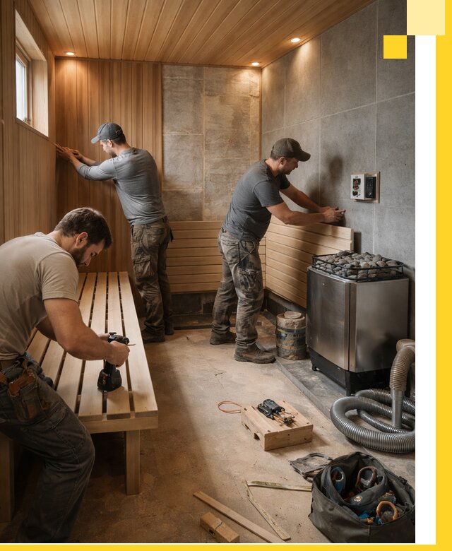 Сауны под ключ в Кисловодске, проектирование, строительство, отделка