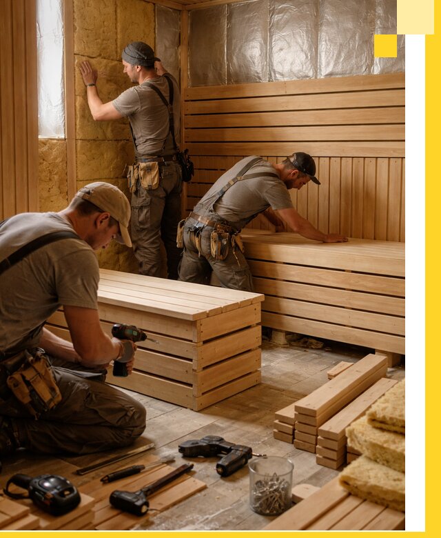 Профессиональное строительство саун под ключ в Кисловодске