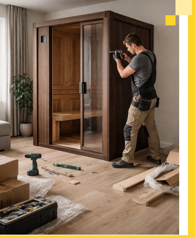 Установка и производство мини саун под ключ в Кисловодске