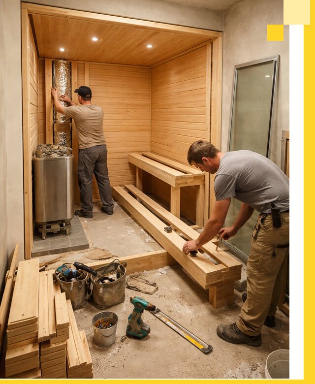 Проектирование и установка домашних саун под ключ в Кисловодске