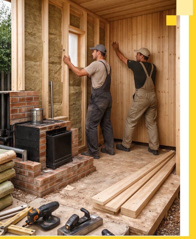 Строительство и установка дачных саун под ключ в Кисловодске