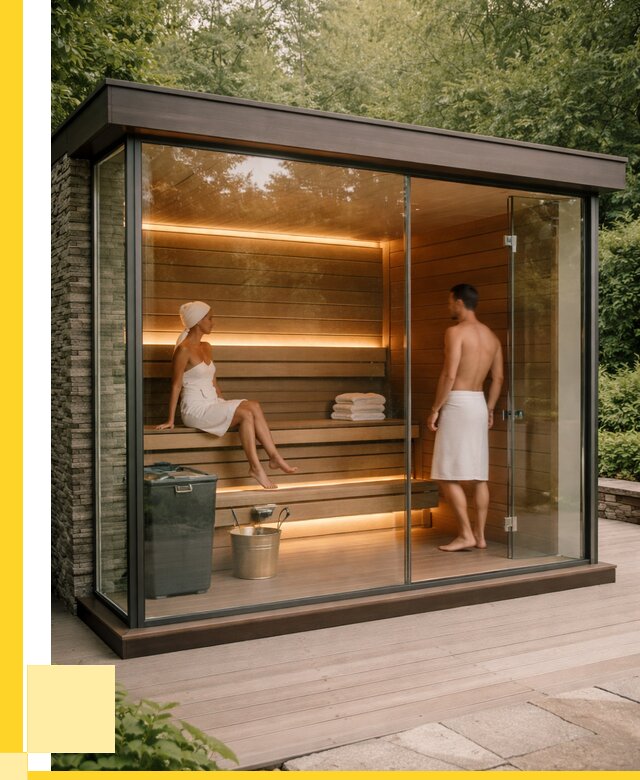 Сауна стеклянная и двери для сауны в Кисловодске от 267350 р. | ЭриданКсл