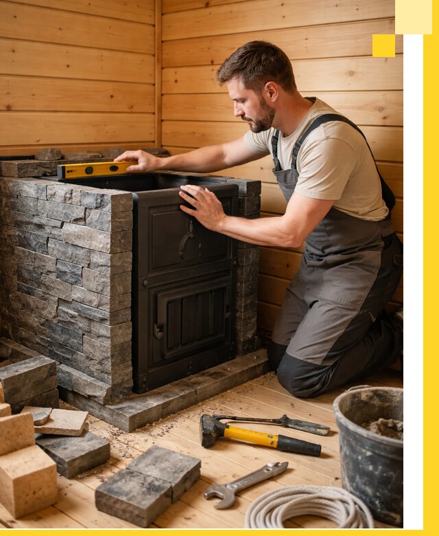 Производство и установка печей для саун под ключ в Кисловодске