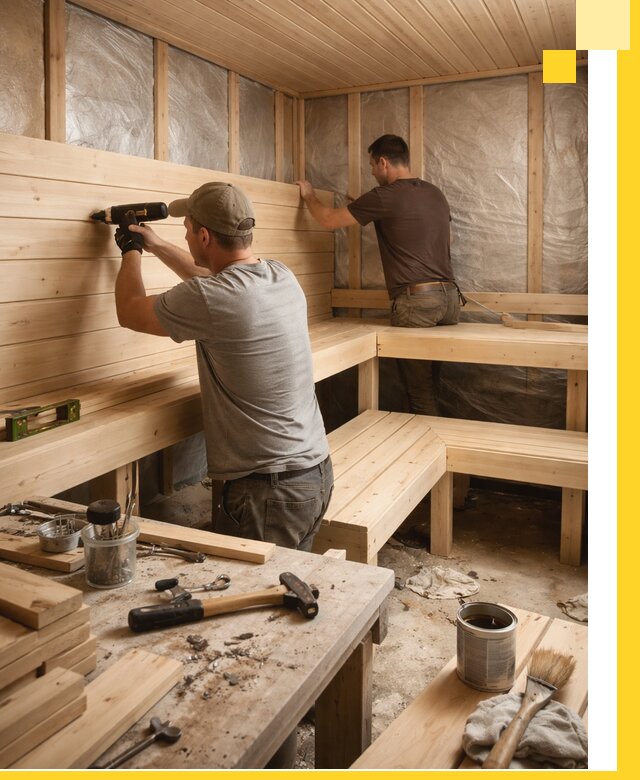 Профессиональная отделка бань и саун под ключ в Кисловодске