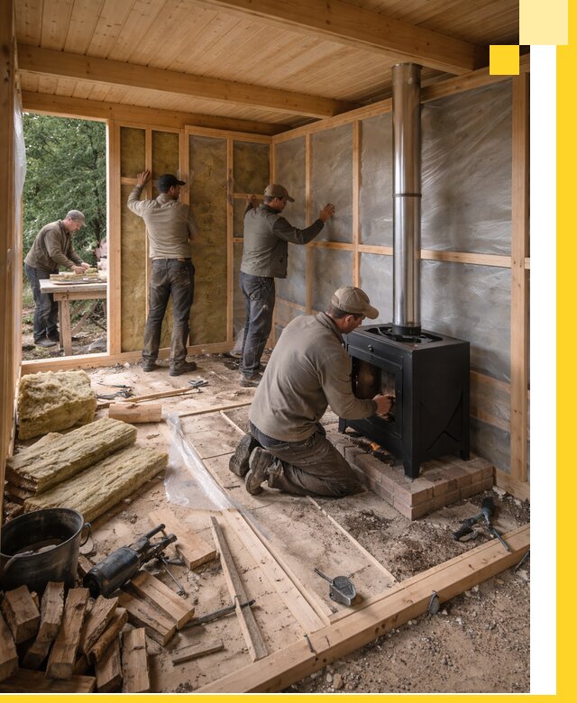 Профессиональный монтаж бань под ключ в Кисловодске для дома