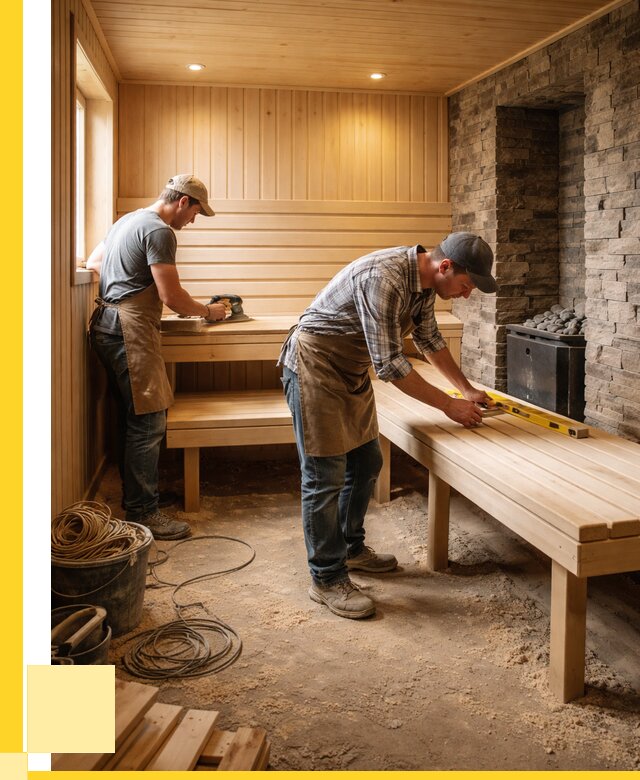 Отделка бани в Кисловодске: внутренняя отделка от 3208 р. | ЭриданКсл