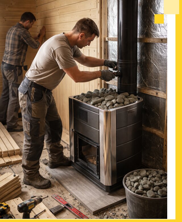 Проектирование и строительство парилок для бани в Кисловодске под ключ