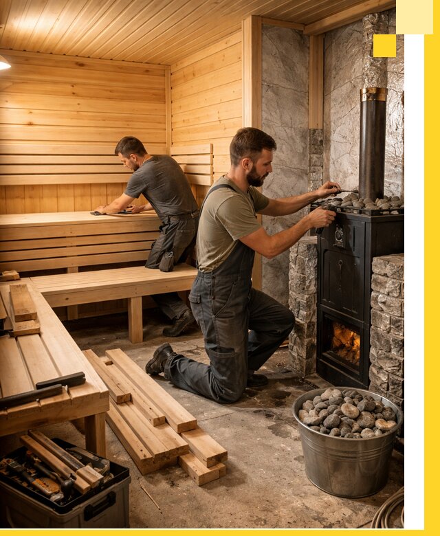 Дизайн и строительство интерьеров бань под ключ в Кисловодске