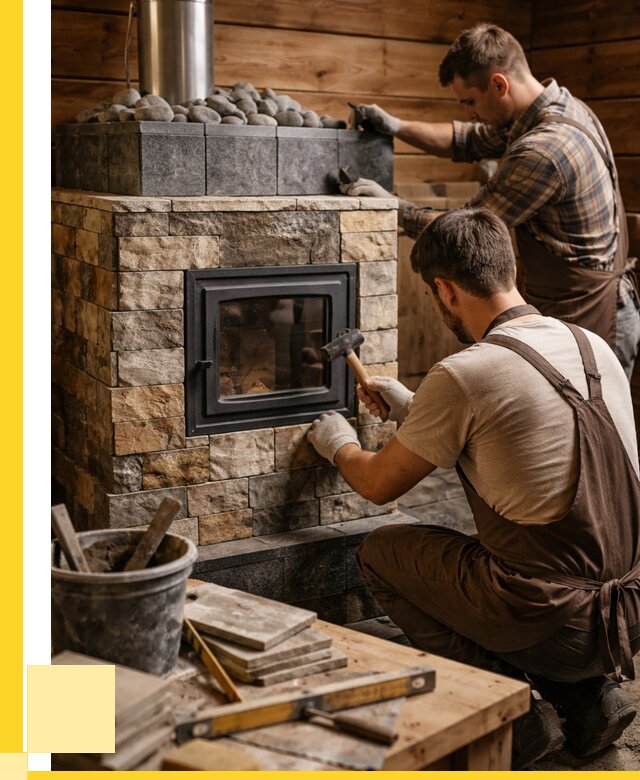 Облицовка банной печи в Кисловодске от 16041 р. | ЭриданКсл