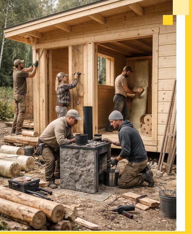 Купить баню под ключ в Кисловодске строительство монтаж отделка