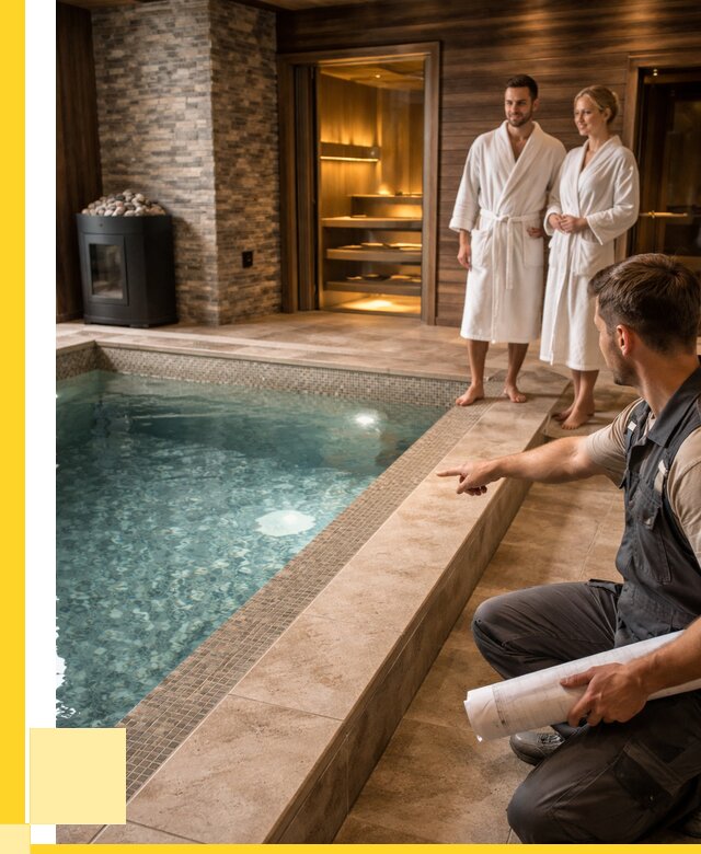 Проект бани с бассейном под ключ в Кисловодске от 69511 р. | ЭриданКсл