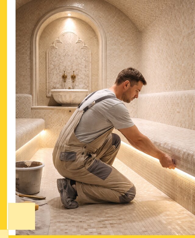 Отделка хамамов под ключ в Кисловодске от 5882 р. | ЭриданКсл